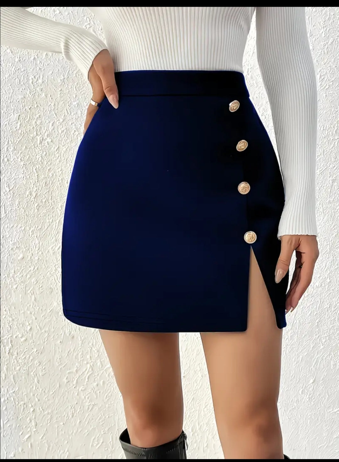 💙 Falda Mini Blue Chic 💙